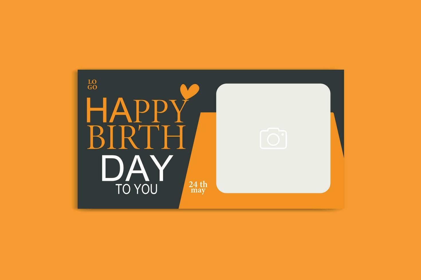 birthday social media banner design birthday template vector