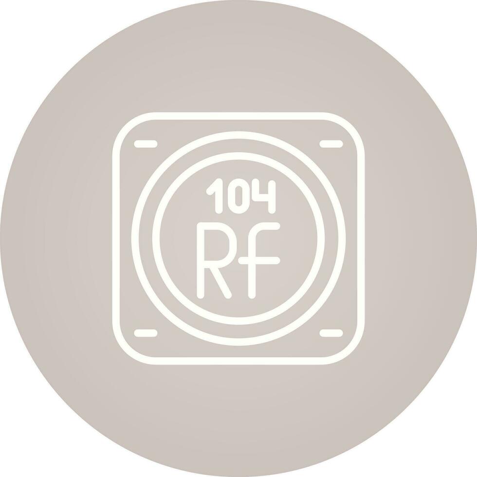 Rutherfordio Vector Icon