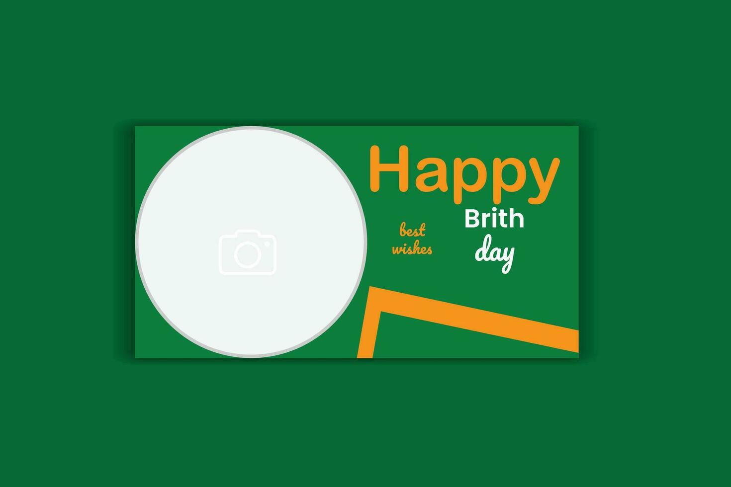 birthday banner design vector