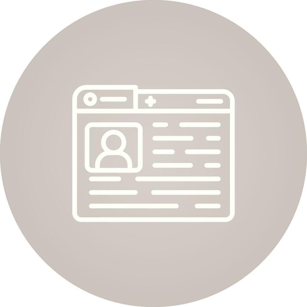 Profile Vector Icon