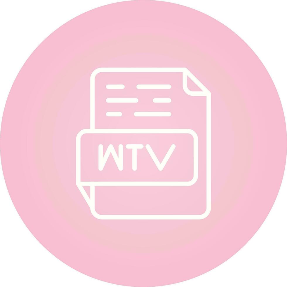 WTV Vector Icon