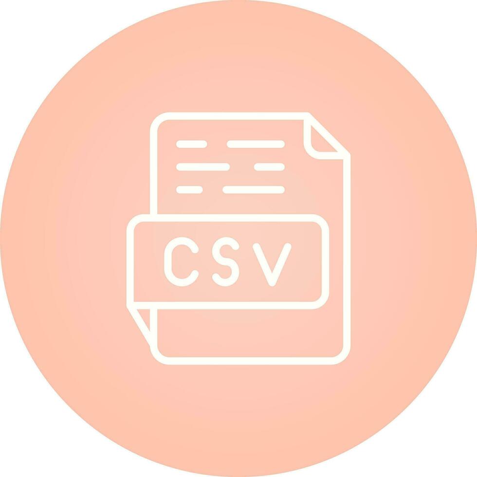 CSV Vector Icon