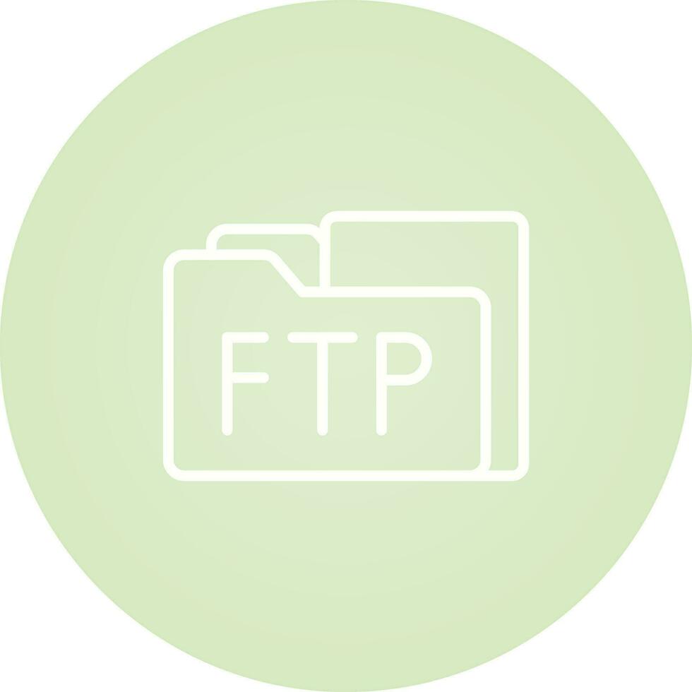 FTP Access Vector Icon