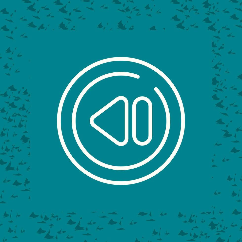 Previous Track Circle Vector Icon