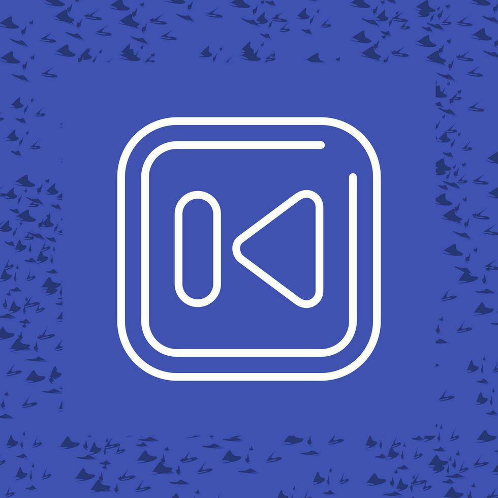 Previous Track Square Vector Icon
