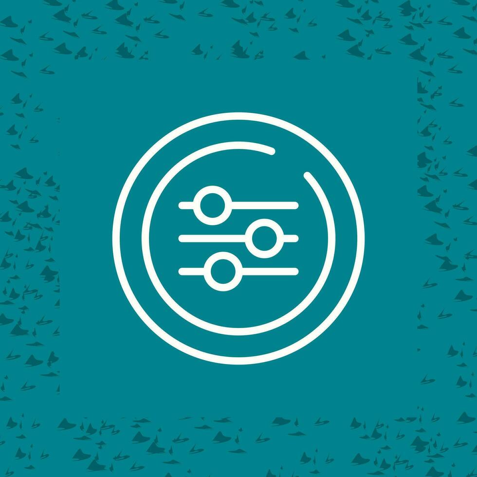 Equalizer Circle Vector Icon