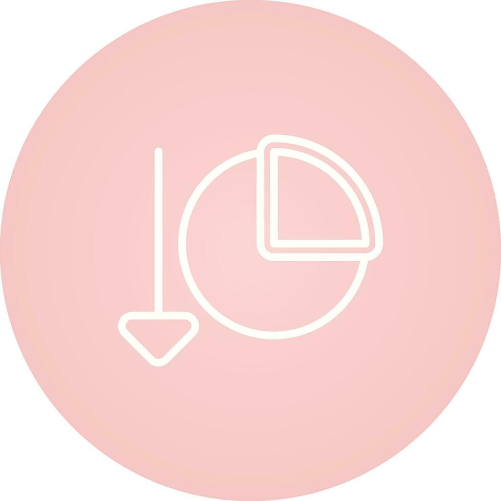 Chart Decreasing Vector Icon