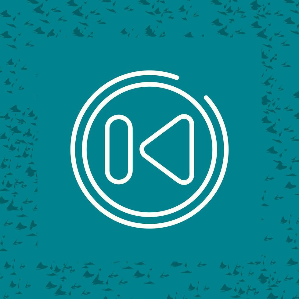 Previous Track Button Vector Icon