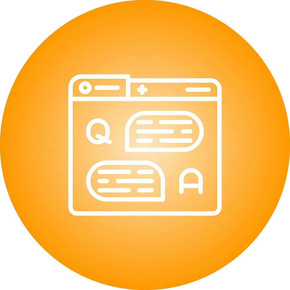 Forum Vector Icon