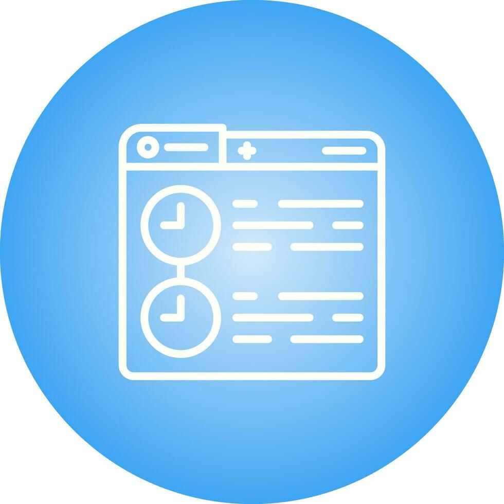 Timeline Vector Icon