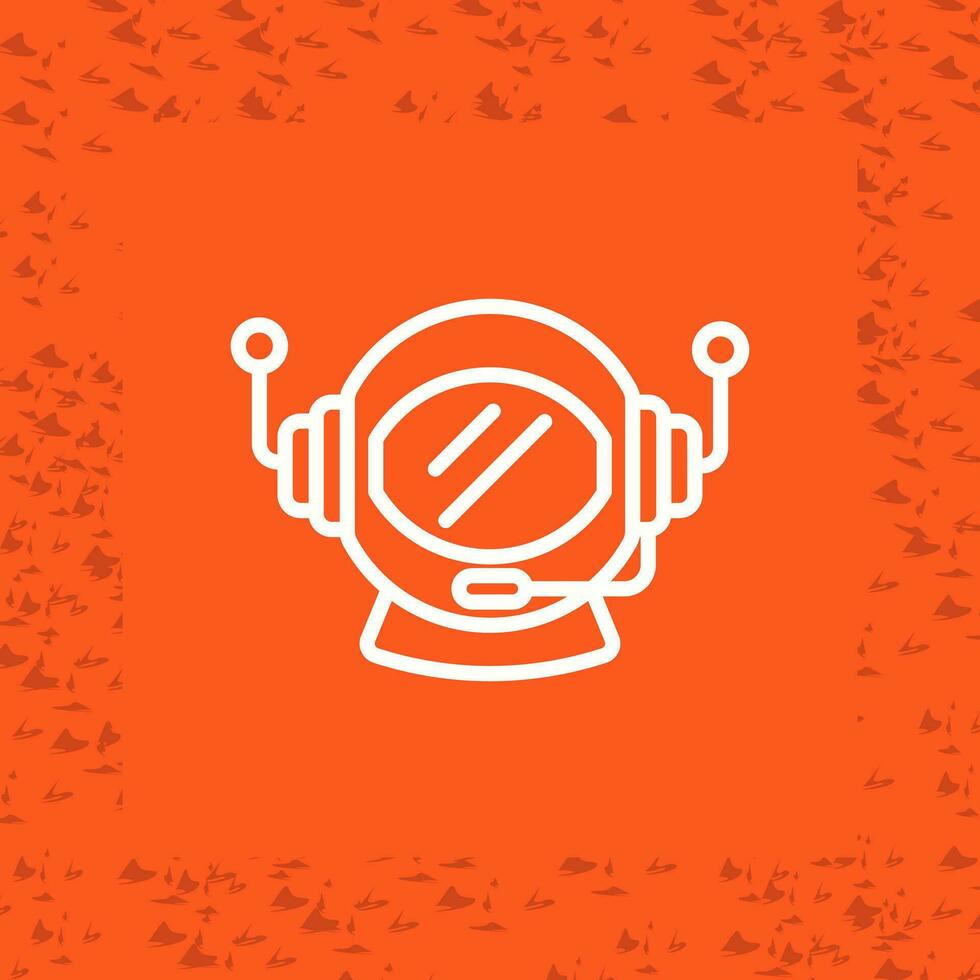 Astronaut Helmet Vector Icon