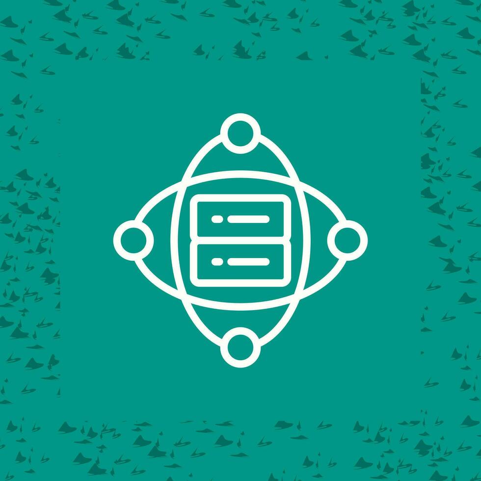 Cluster Server Vector Icon