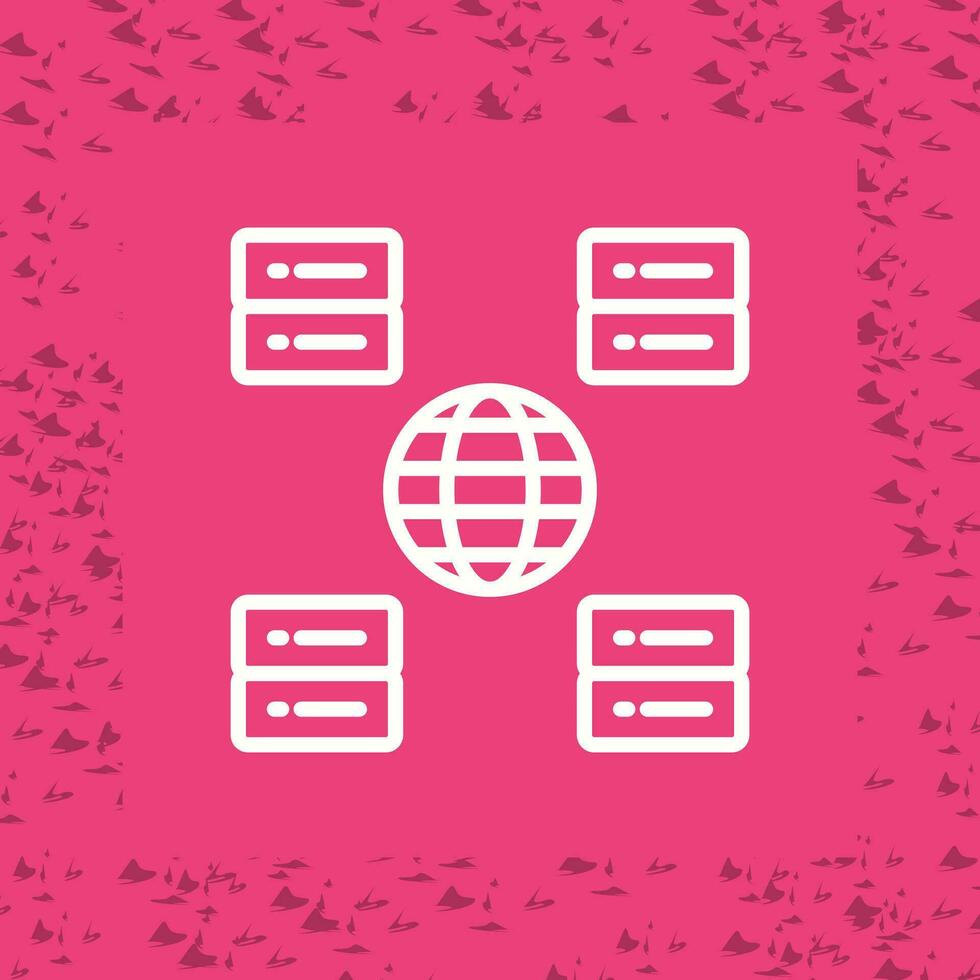 Content Delivery Network Vector Icon