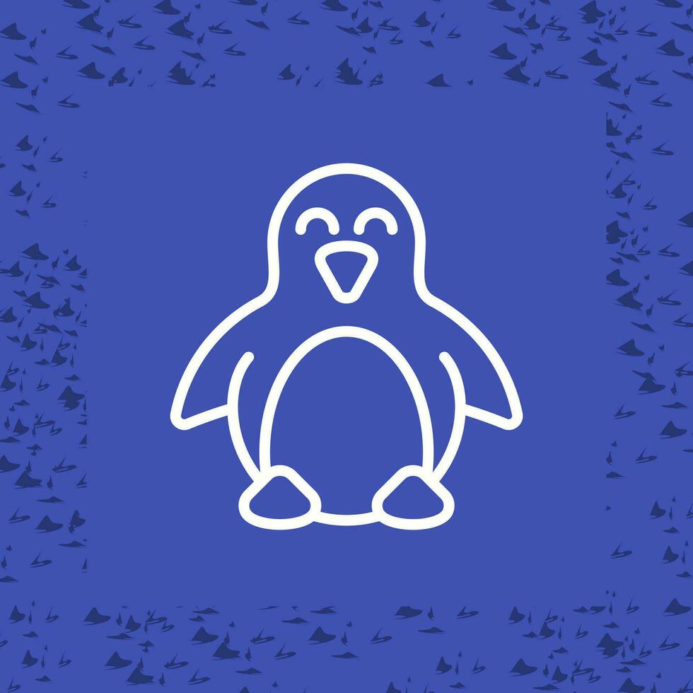 icono de vector de pingüino