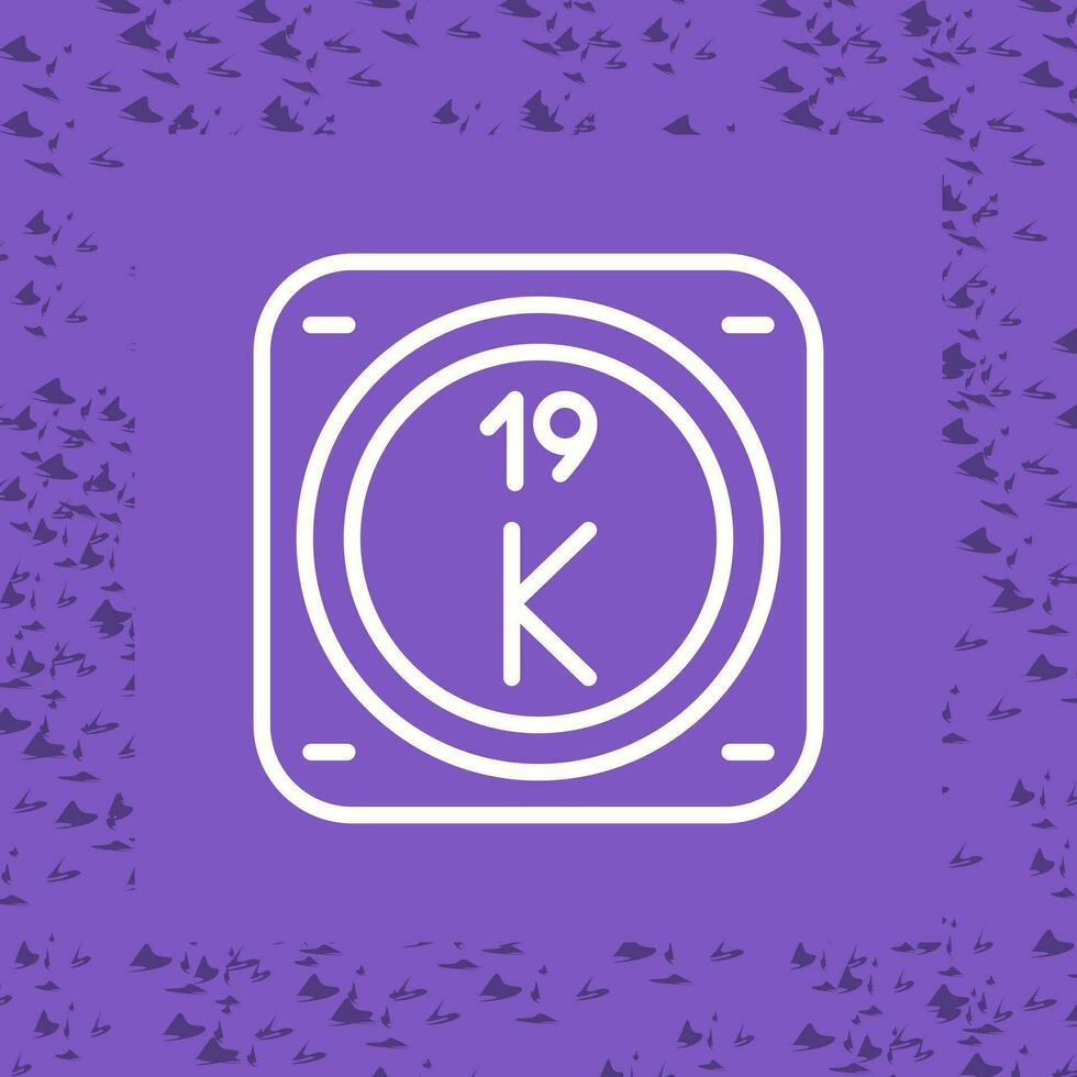 Potassium Vector Icon