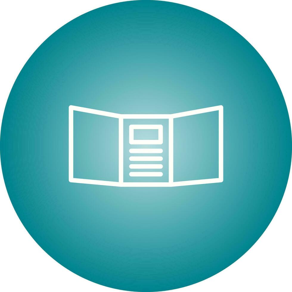 Triptych Vector Icon
