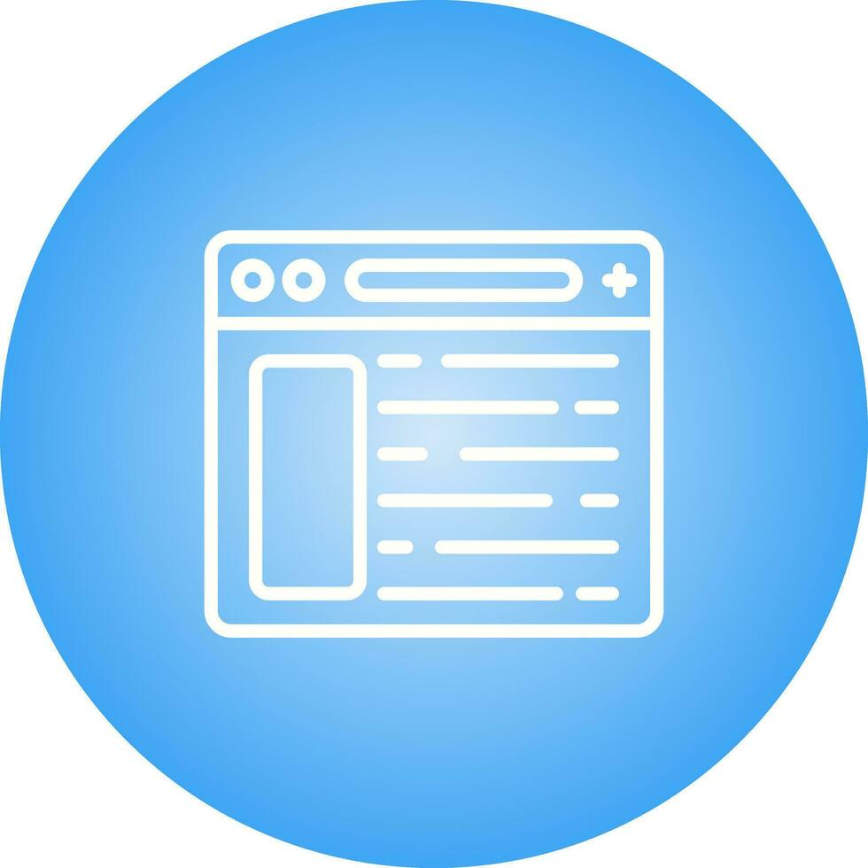 Browser Vector Icon