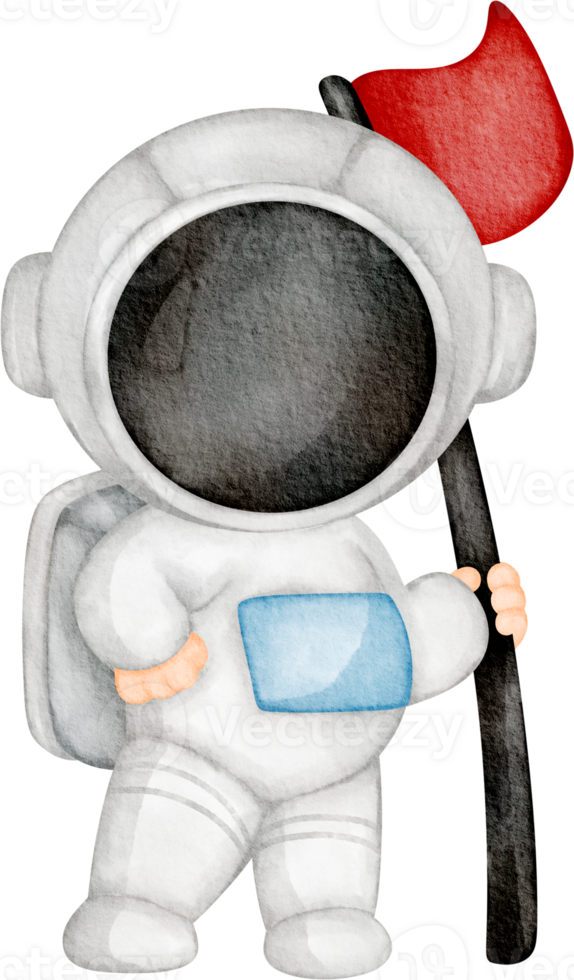 astronaut cartoon illustration png
