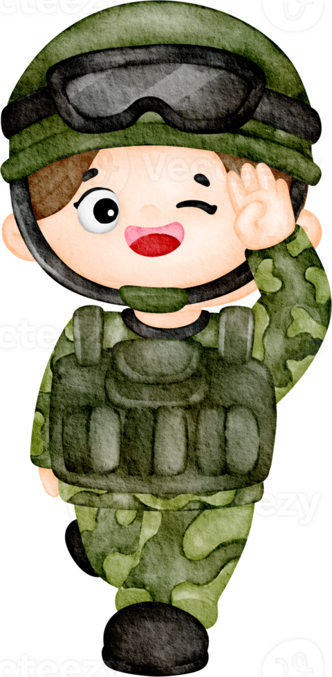soldier cartoon illustration png