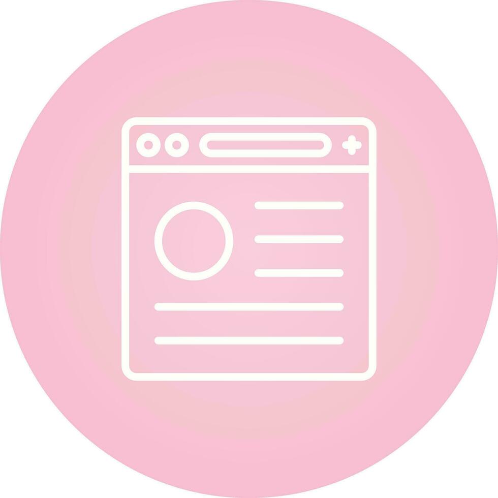 Browser Vector Icon