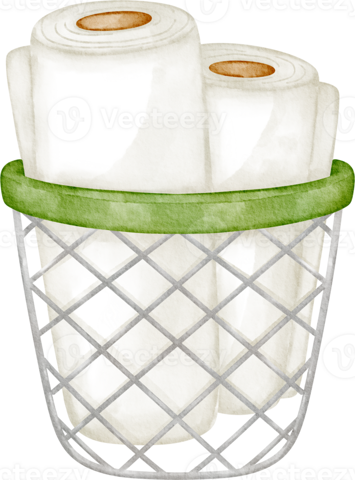 watercolor toilet paper kitchen clip art png