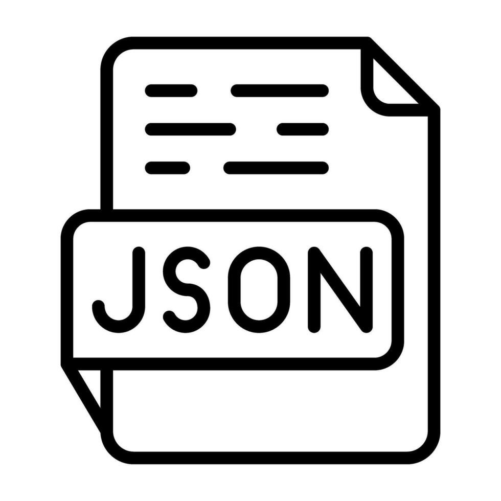 json vector icono