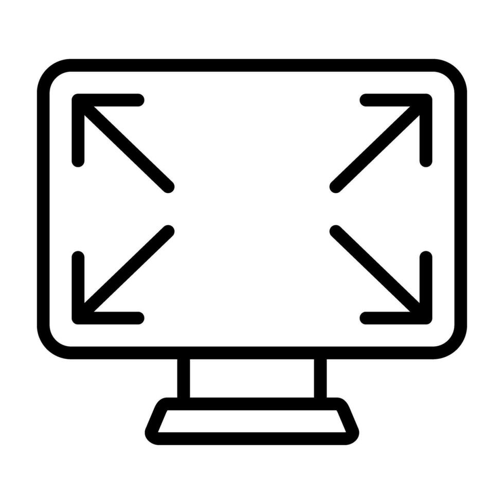 Fullscreen Icon Vector Icon