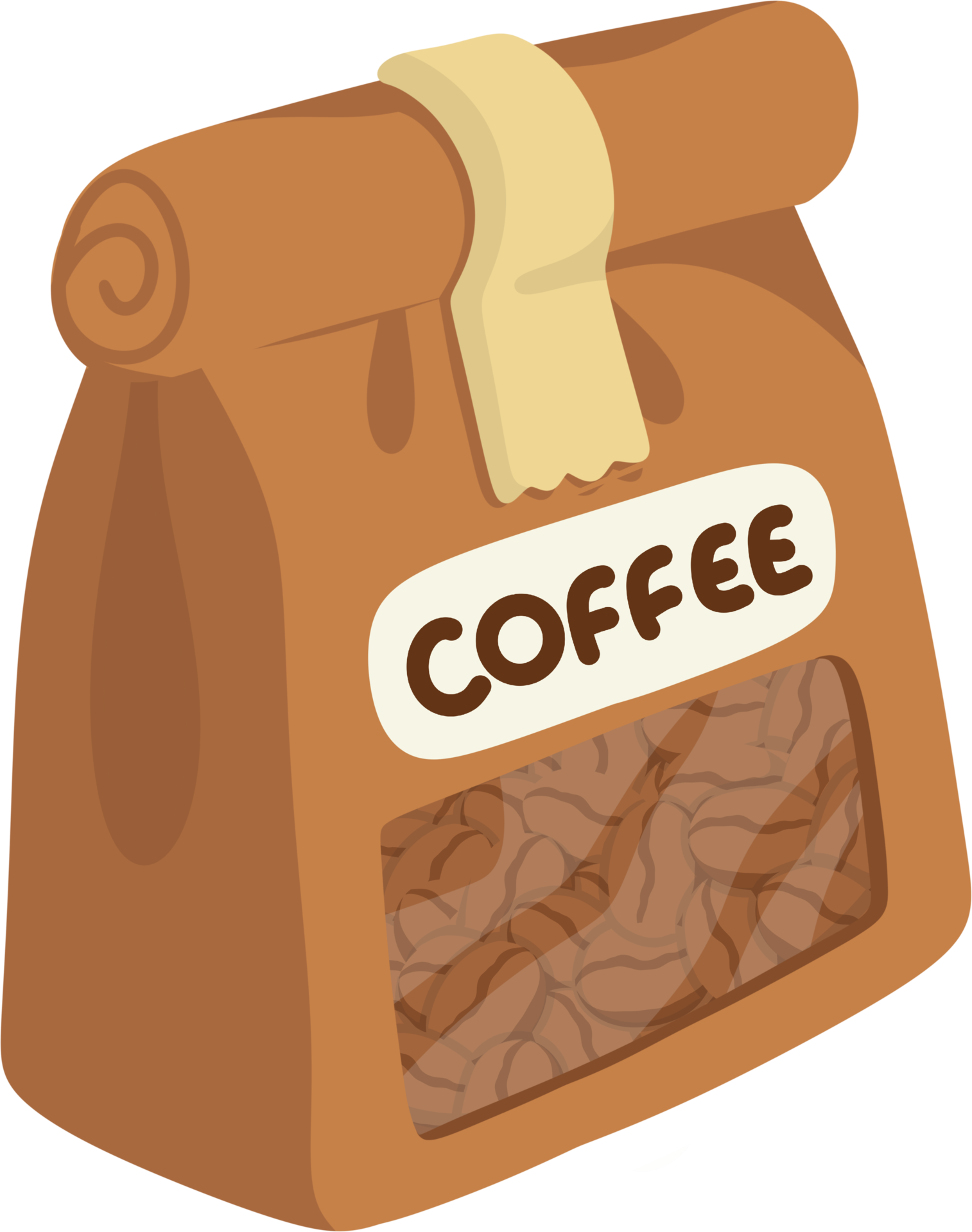 coffee bean bag clip art 36906615 PNG