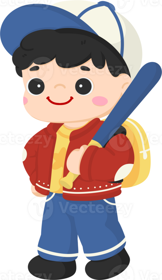 boy baseball clip art png