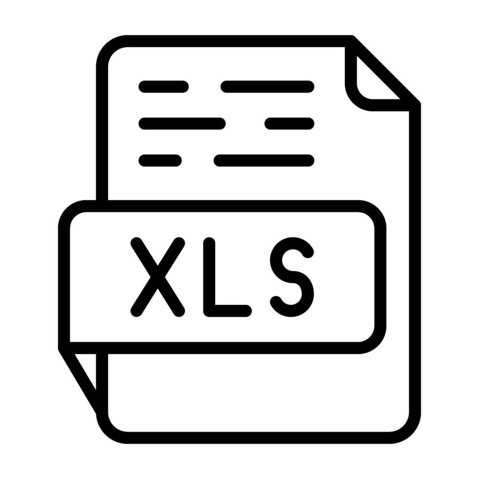 XLS Vector Icon