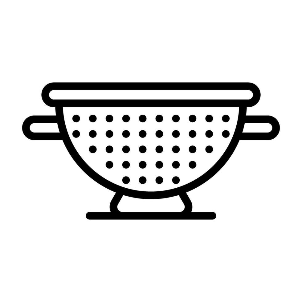 Colander Vector Icon