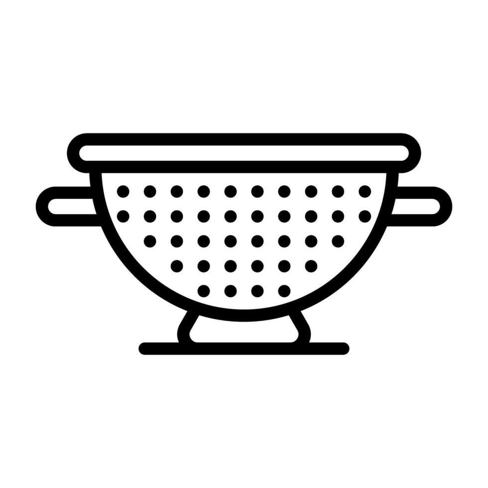 Colander Vector Icon