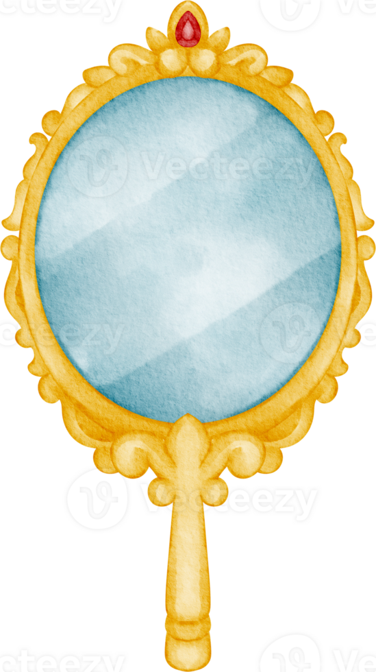 watercolor mirror clip art png