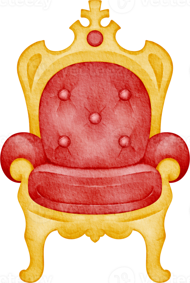 watercolor throne clip art png