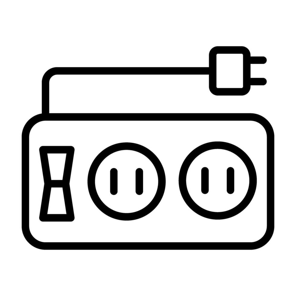 Power Strip Vector Icon
