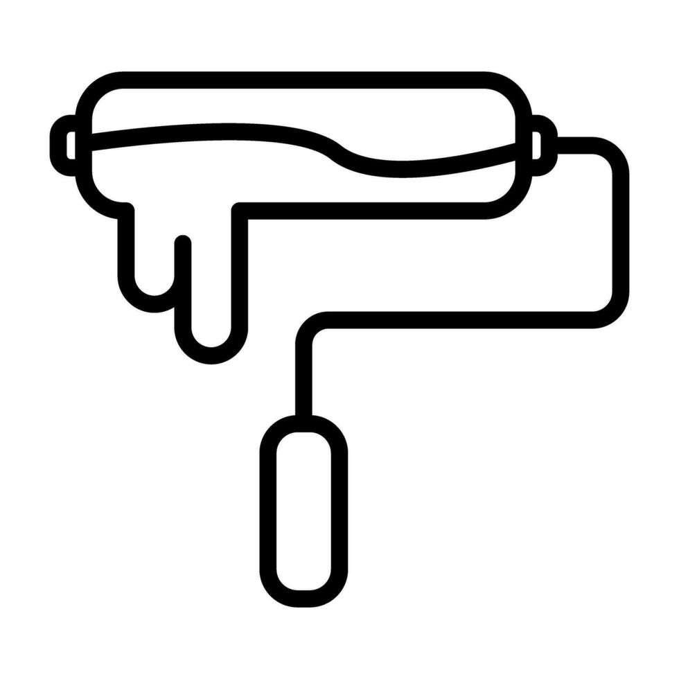 Paint Roller Vector Icon