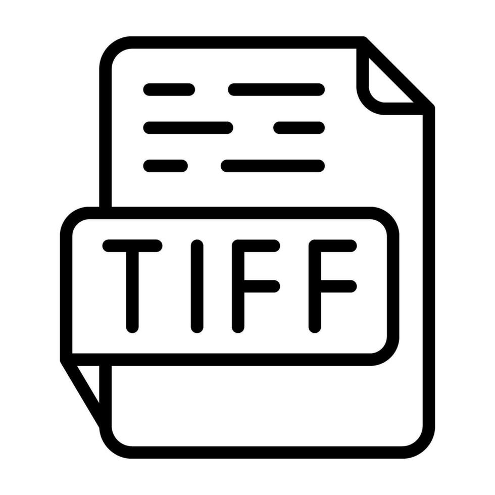 TIFF Vector Icon