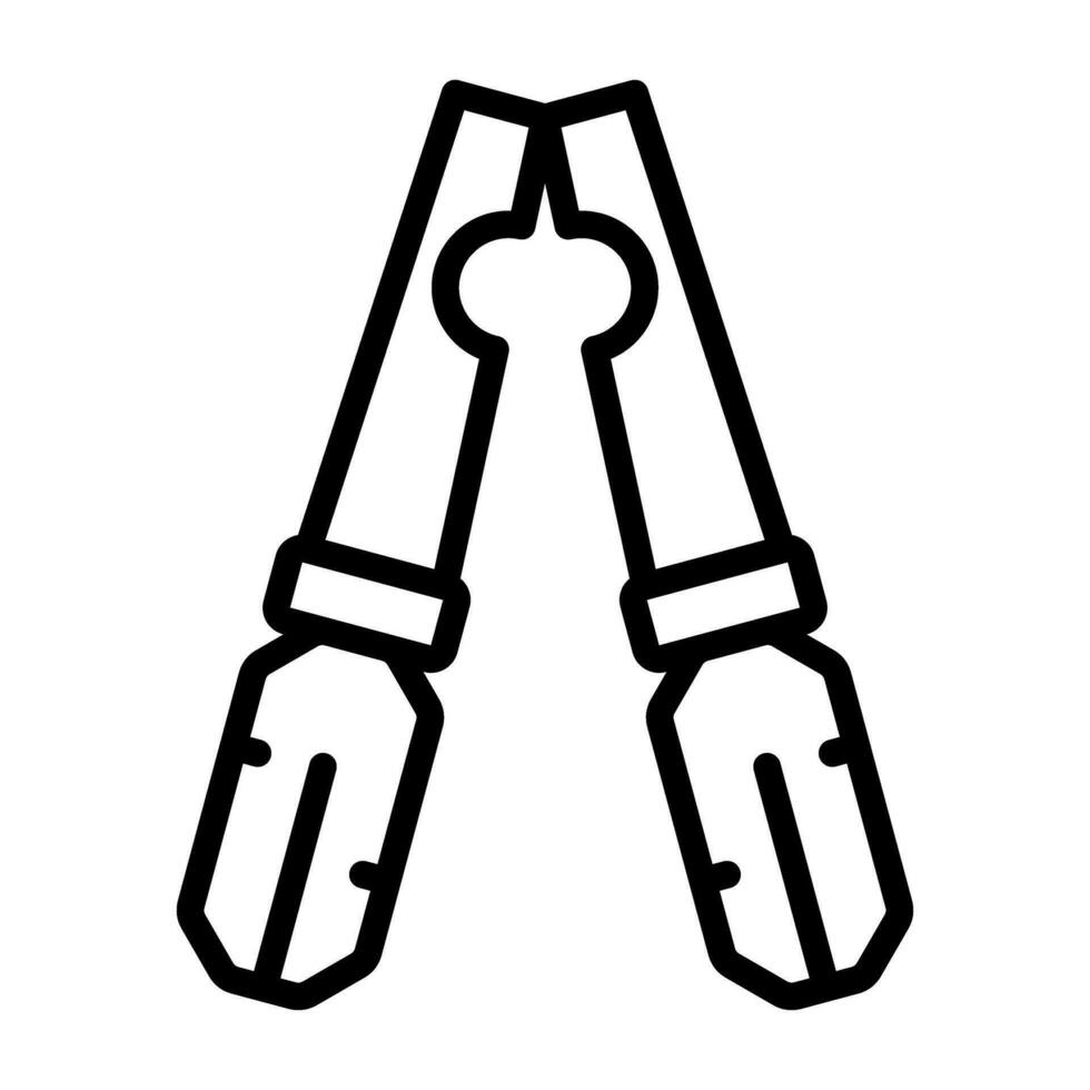 Cable Crimper Vector Icon