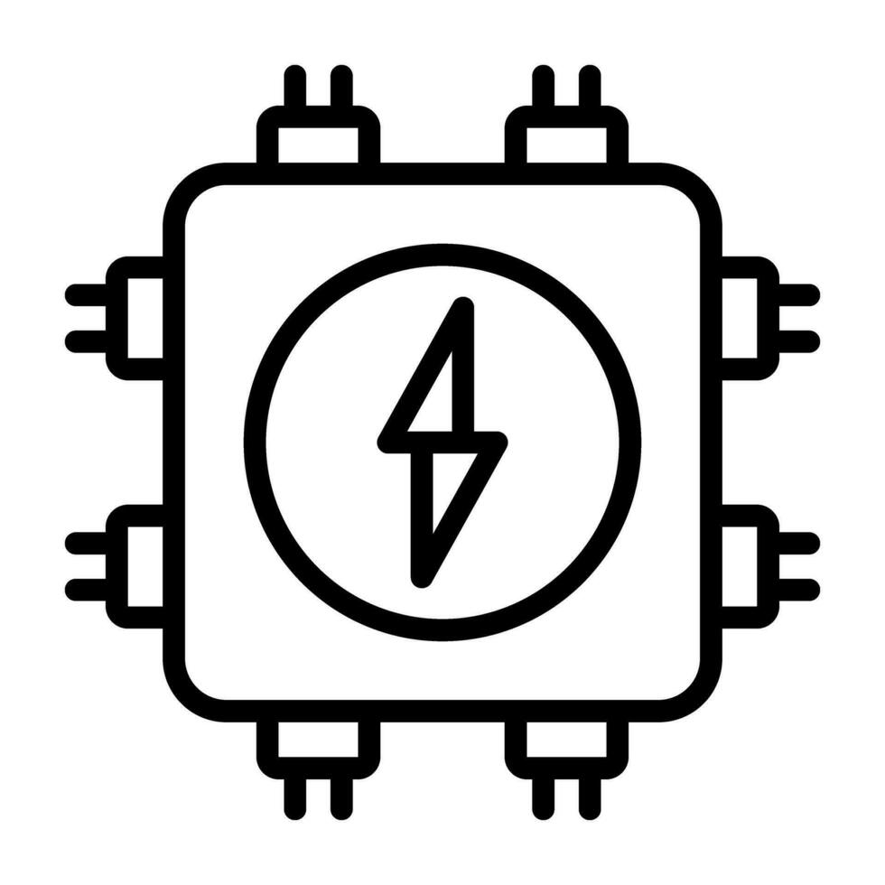 Junction Box Vector Icon