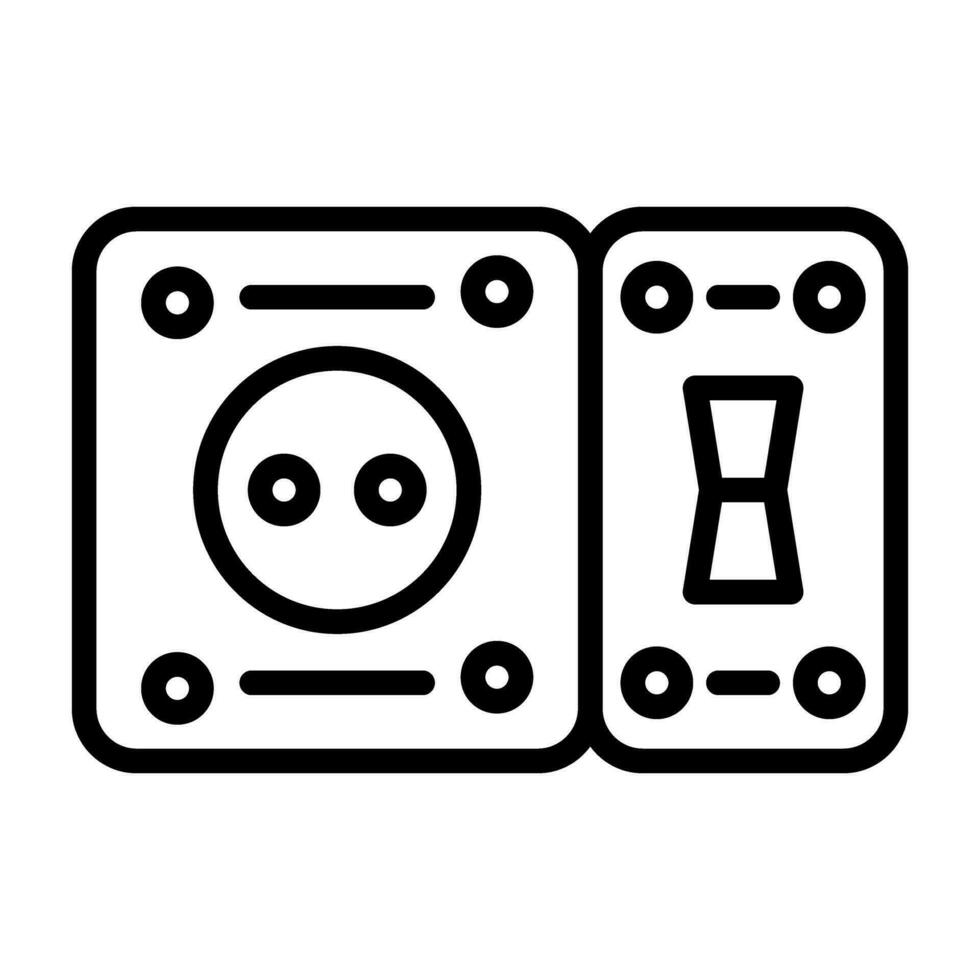 GFCI Outlet Vector Icon
