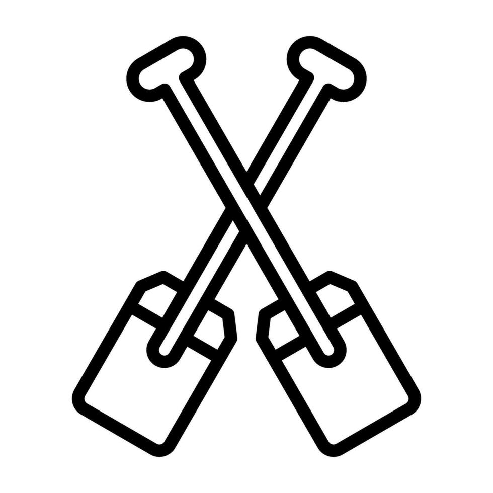 Oar Vector Icon