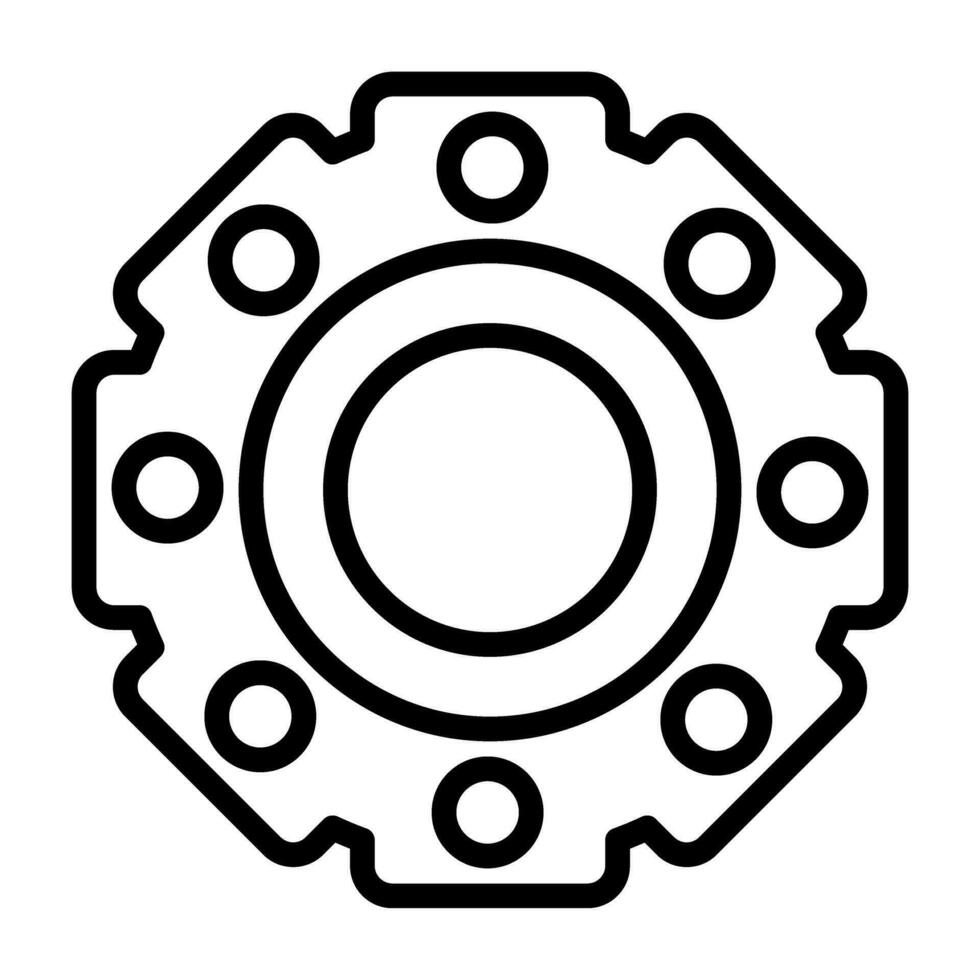 Locknut Vector Icon