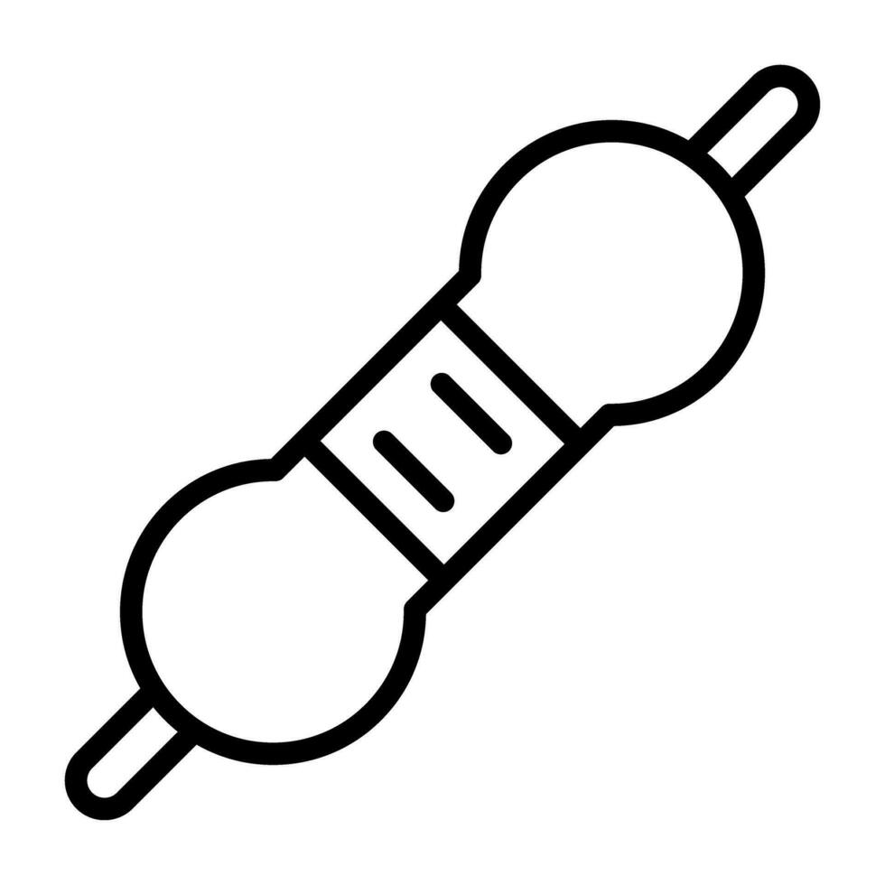 Resistor Vector Icon