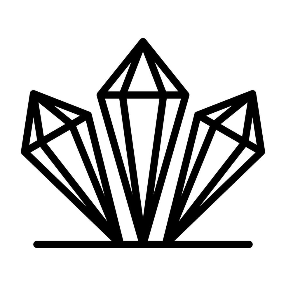 icono de vector de cristal