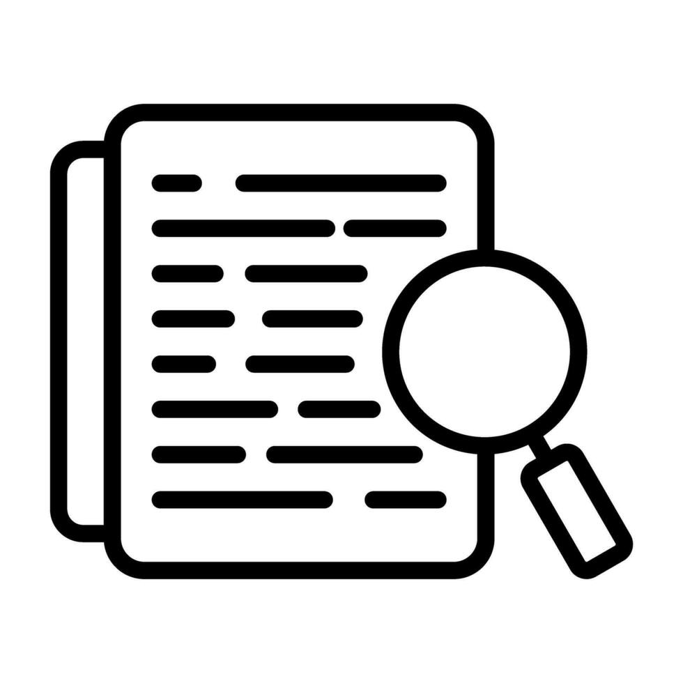 Document Review Vector Icon