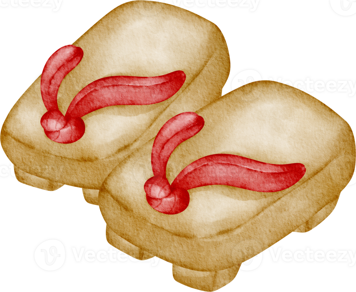 watercolor japanese geta shoes png