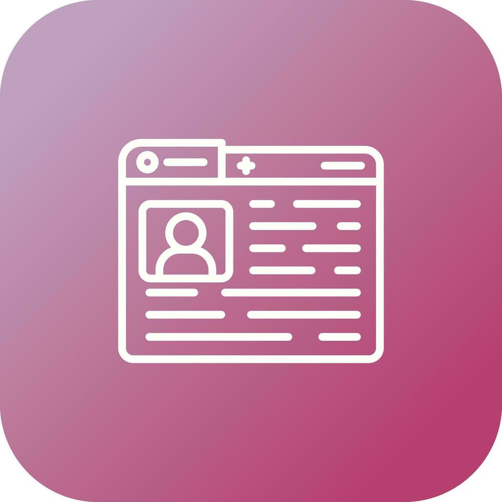 Profile Vector Icon