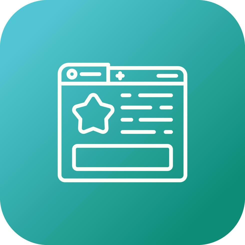 Favourite Page Vector Icon