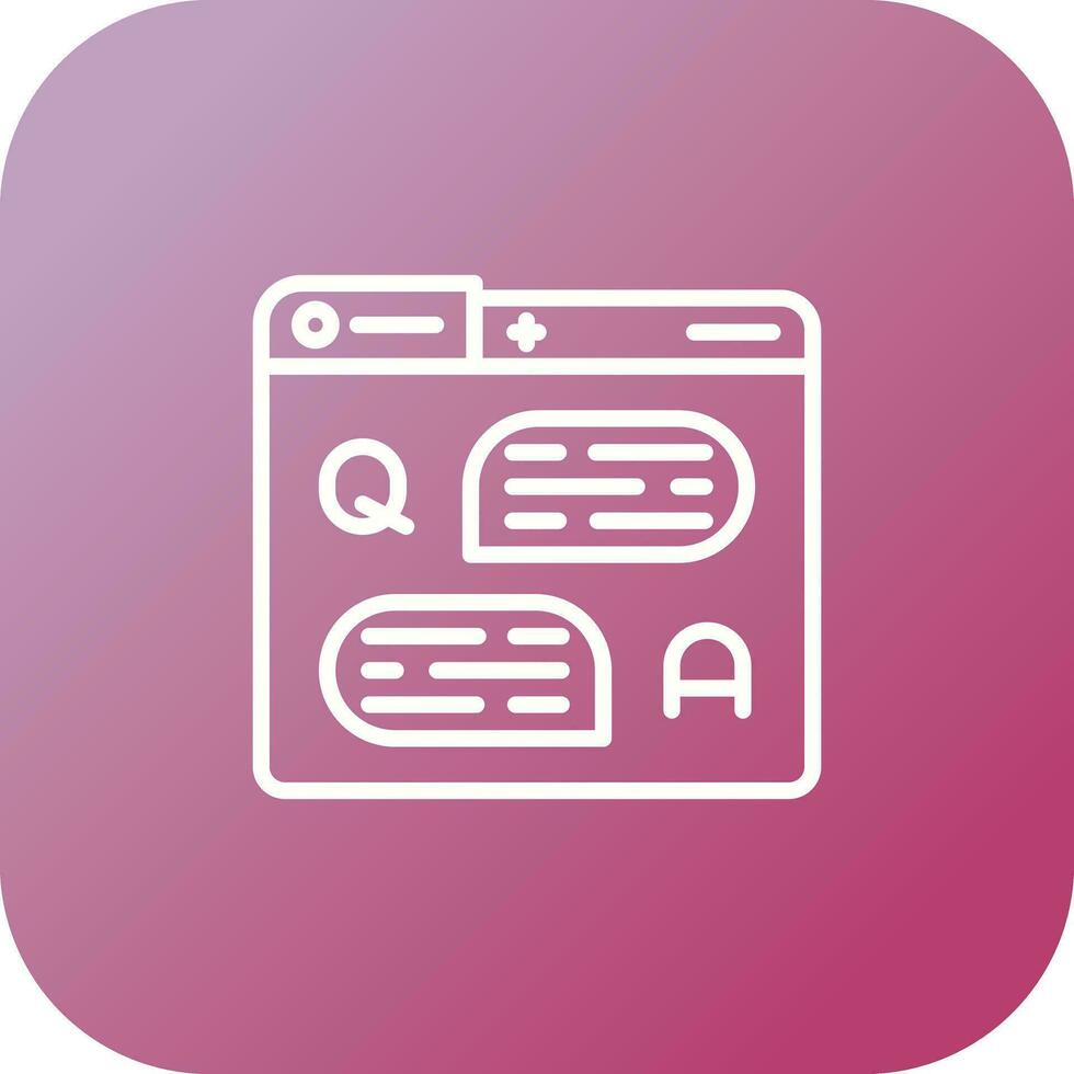 Forum Vector Icon
