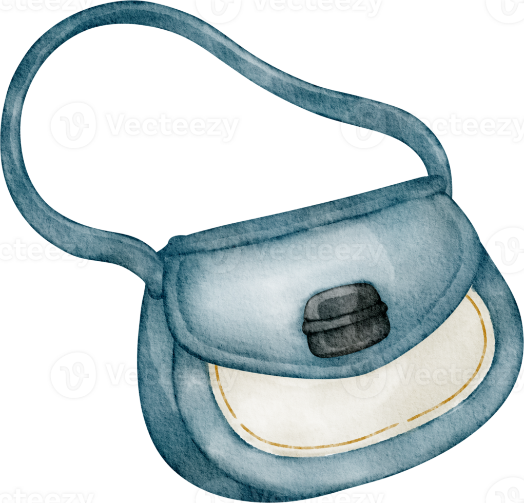 watercolor bag clip art png